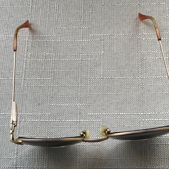 Vintage Elizabeth Arden Glasses Frame Gold Tone Half Rim Eyeglasses Read desc main image 9